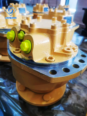 Yellow Hydraulic Drive Wheel Motor For Poclain Mini Ms02 For Road Sweeper