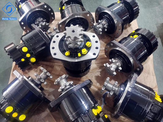 0 - 200 R/Min Low Speed High Torque Hydraulic Wheel Drive Motor For Skid Steer